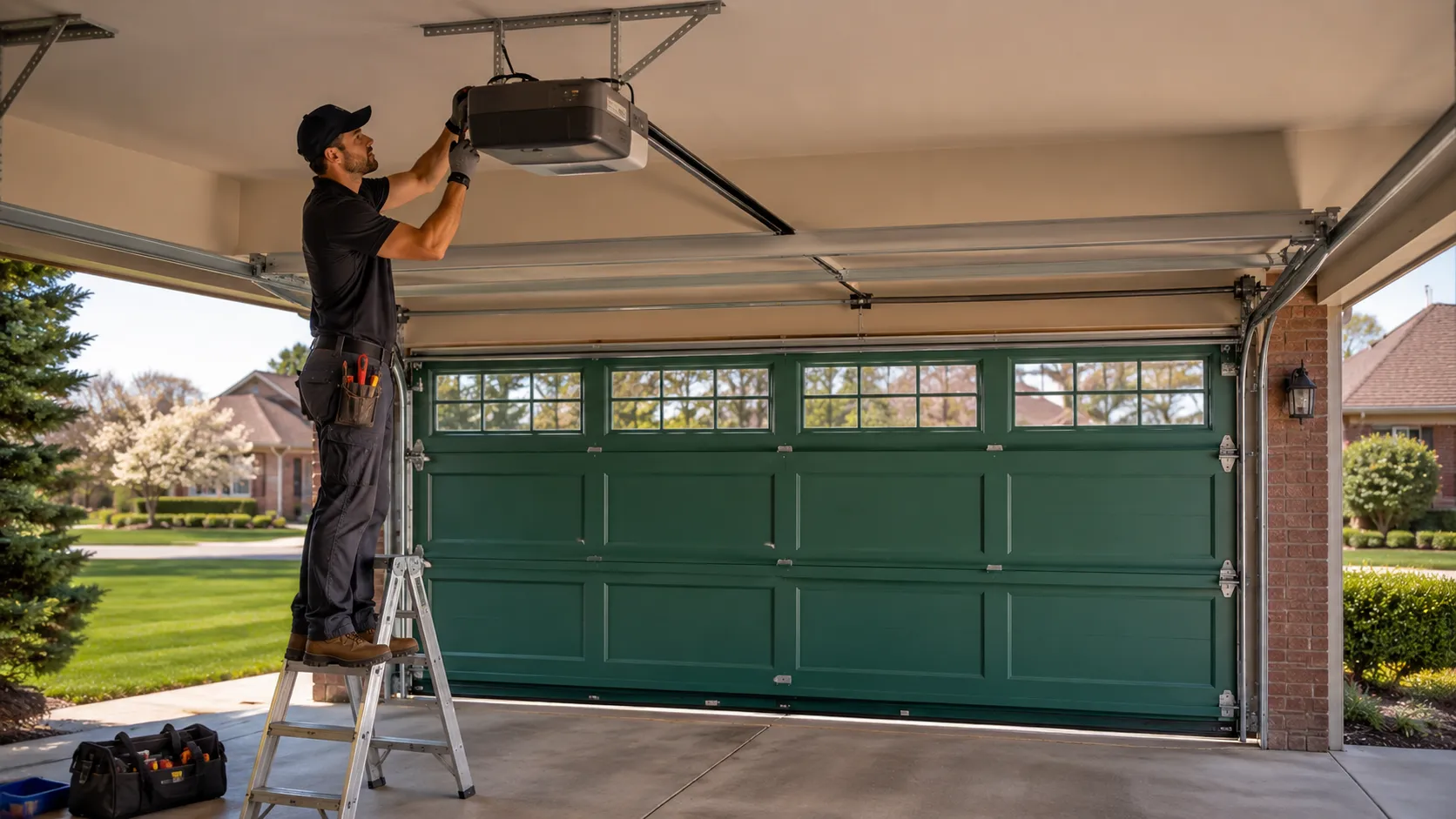 Garage door guides for Brownsville homeowners