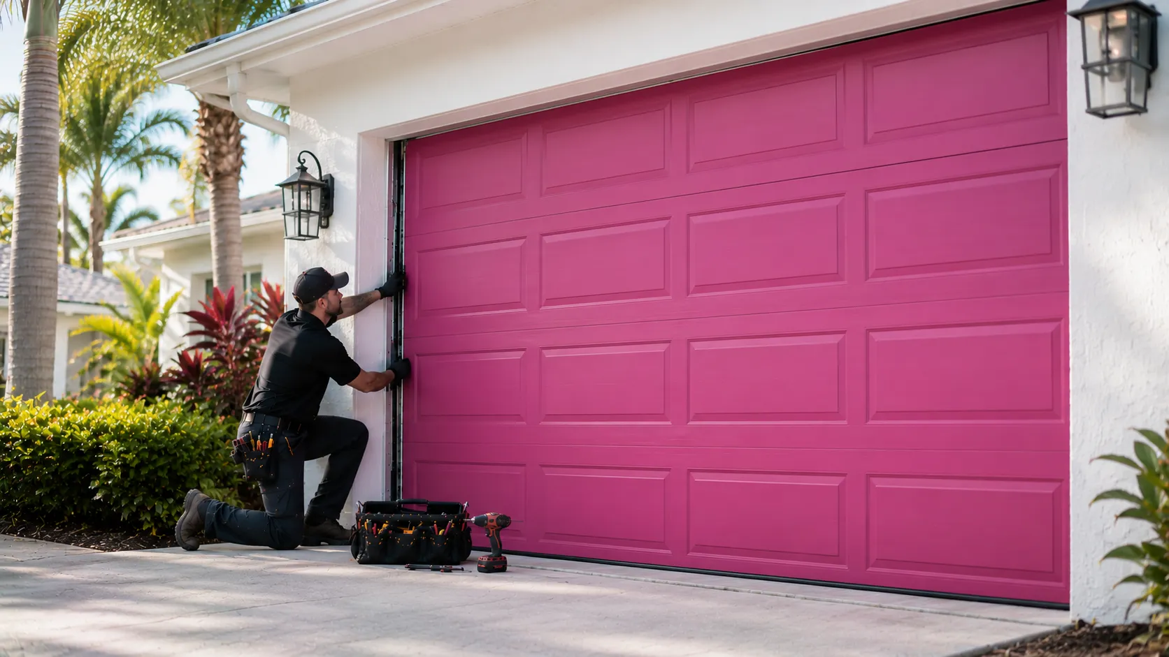 Tell us what’s wrong - Brownsville garage door service