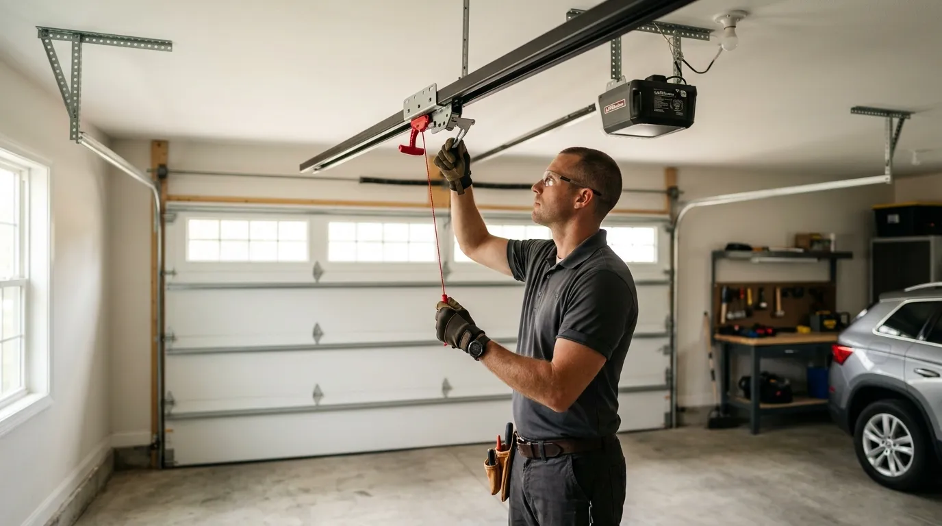 Repaired & tested - Brownsville garage door service
