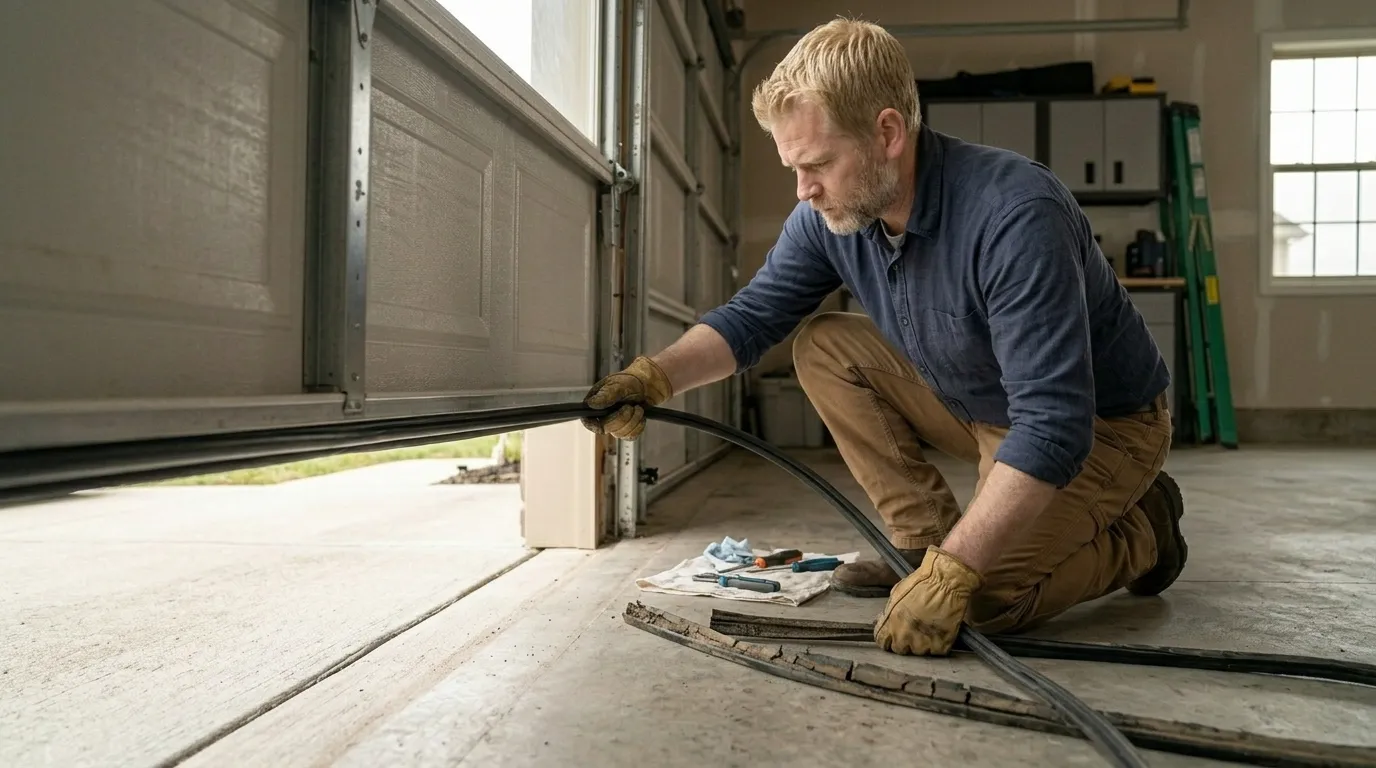 Repaired & tested - Brownsville garage door service