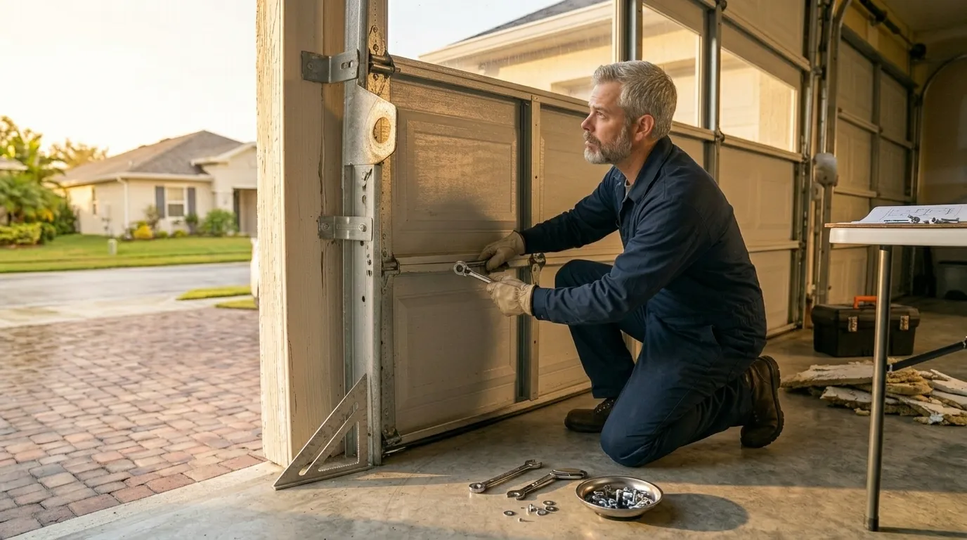 Garage Door Panel Replacement Around Brownsville