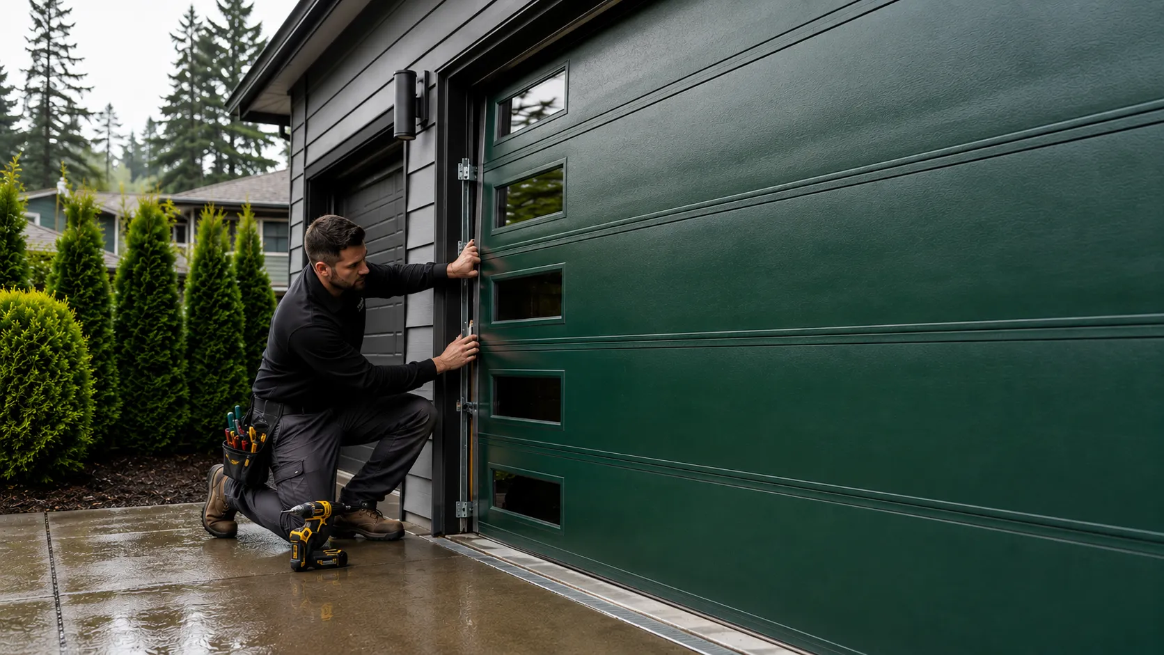 New Garage Door Installs for Cameron Park's 1980s Homes